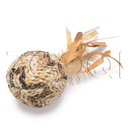 Beeztees Игрушка «Мячик Tuxa» для кошек, 10x5x4 см