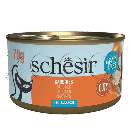 Консерва Schesir Cat Grill для кошек (сардины в соусе), 70 г