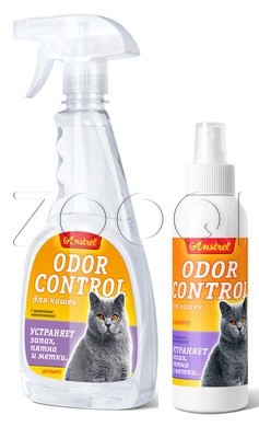 Средство Amstrel Оdor control для устранения запахов, пятен и меток кошек, с ароматом, 500 мл