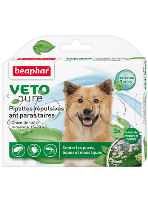 Beaphar Veto Pure Био-капли для средних пород