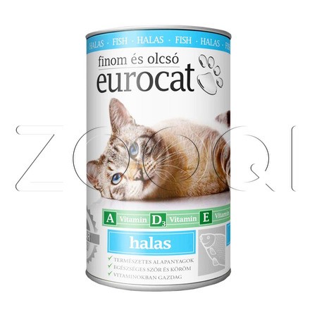 Eurocat консервы для кошек с рыбой, 415 г