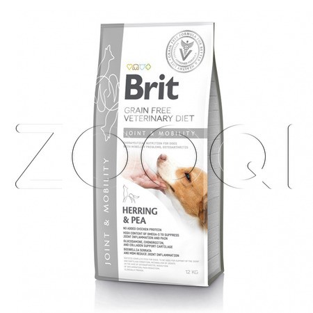 Brit Veterinary Diet Dog Grain Free Joint & Mobility Herring & Pea (сельдь и горох)