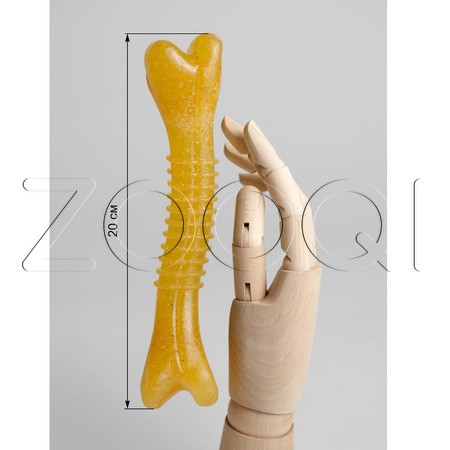 INDIGO Игрушка Кость «N 20» с кукурузным волокном для собак, 20x4,5 см