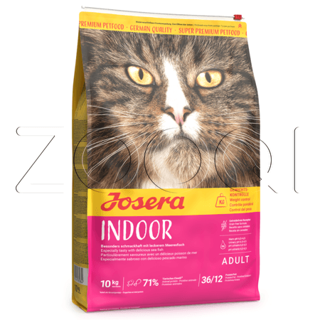 Корм Josera Indoor (Adult 36/12) для кошек (птица, рыба, батат)