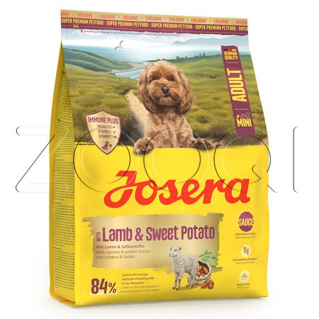 Корм Josera Mini with Lamb & Sweet Potato (26/16) для собак (ягненок, батат)