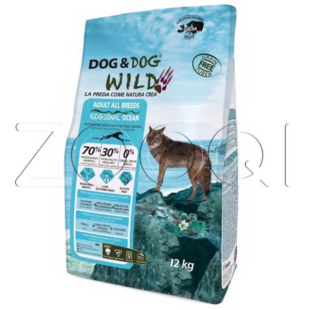 Dog&Dog Wild Regional Ocean Adult All Breeds для взрослых собак всех пород (океаническая рыба, лосось)