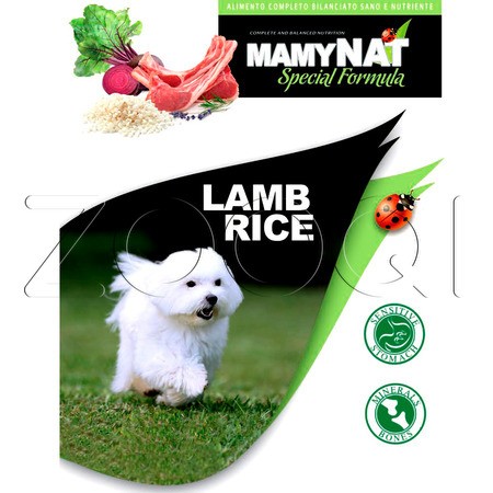MamyNat Dog Lamb & Rice для собак с пищеварительной чувствительностью (курица, говядина)