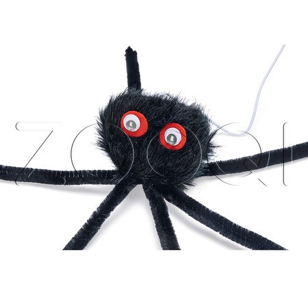 Beeztees Плюшевая игрушка «Паук» для кошек, 15 см