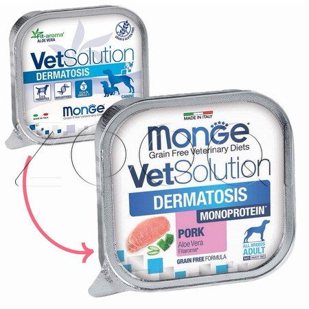 Паштет Monge VetSolution Dog Dermatosis для собак (свинина), 150 г