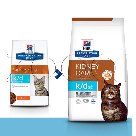 Hill's Prescription Diet k/d Early Stage для взрослых кошек при почечной недостаточности