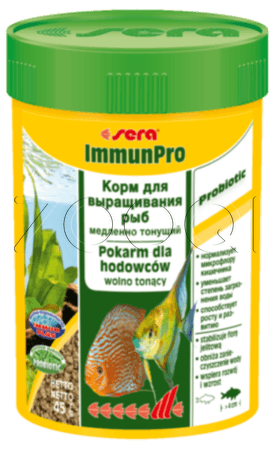 Sera Корм гранулы для выращивания всех видов рыб ImmunPro