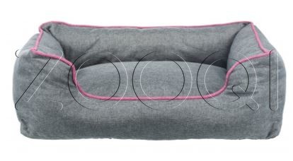 Ортопедический лежак "TRIXIE", "Junis", темно-серый/розовый