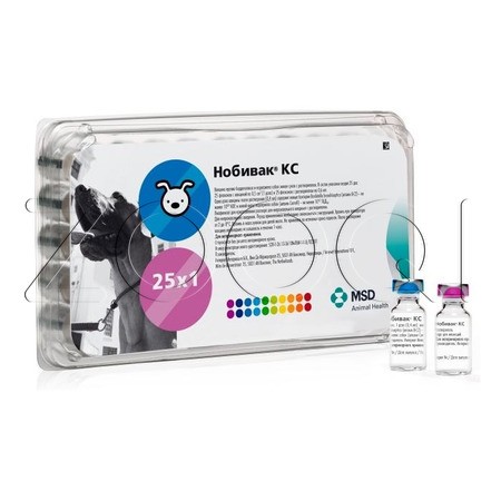 Нобивак KC Вакцина с растворителем для собак