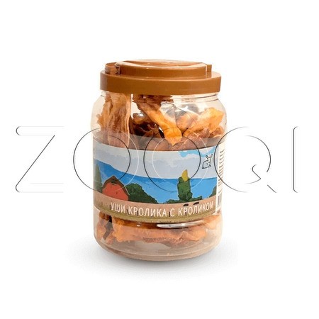 Nord Farm Лакомство Уши кролика с кроликом для собак, 600 г