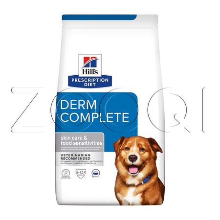 Диетический корм Hill's Prescription Diet Derm Complete для взрослых собак