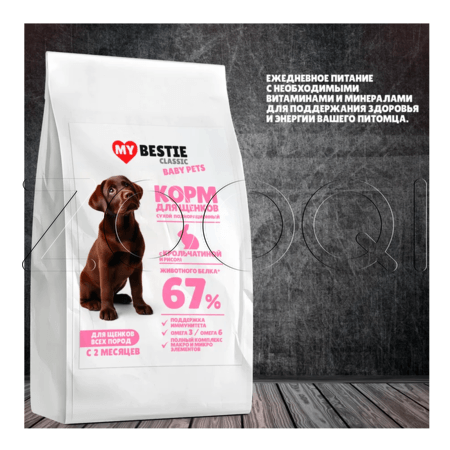 Корм MуBestie Classic для щенков (крольчатина, рис)