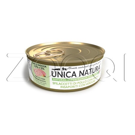 Unica Natura c курицей, свининой и овощами для кошек, 70 г