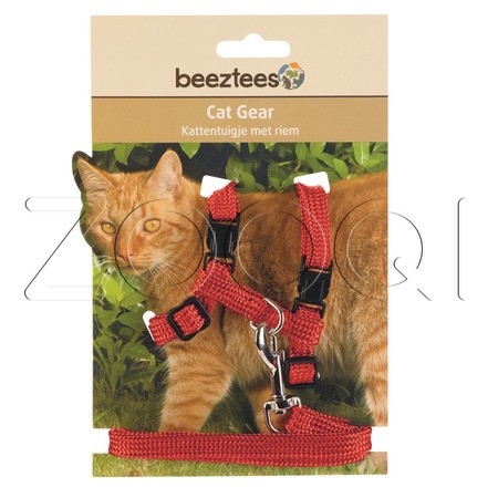 Beeztees Шлейка нейлоновая для кошек, 130 см х10 мм