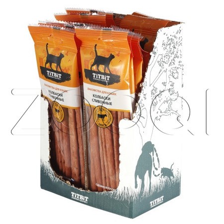 TiTBiT Колбаски Сливочные для кошек «Золотая коллекция», 30 г
