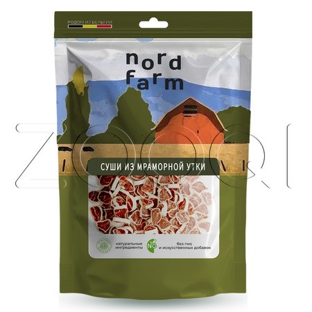 Nord Farm Лакомство Суши из мраморной утки для собак