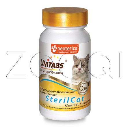 Unitabs SterilCat с Q10 для кошек