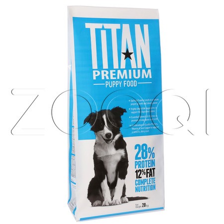 Titan Premium Puppy Dog для щенков всех пород, 20 кг