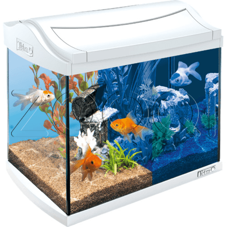 Tetra Аквариумный комплект для золотых рыбок AquaArt LED Goldfish white, белый 20л