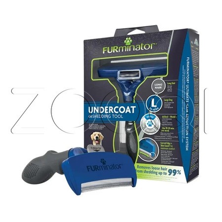 FURminator Фурминатор для собак крупных длинношерстных пород Dog Undercoat L Long Hair 12 YA (более 23 кг)