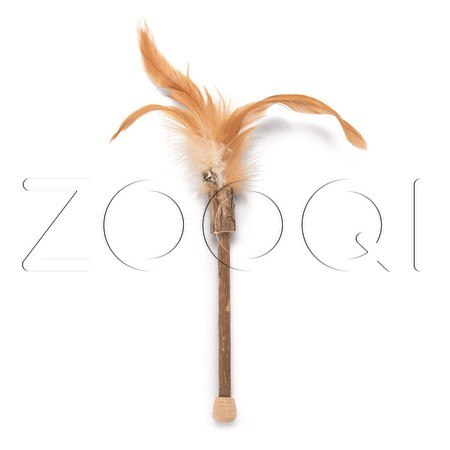 Beeztees Игрушка «Мататаби с перьями» для кошек, 22 см