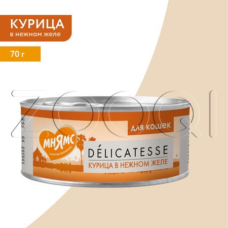 Консерва Мнямс Деликатес для кошек (курица), 70 г