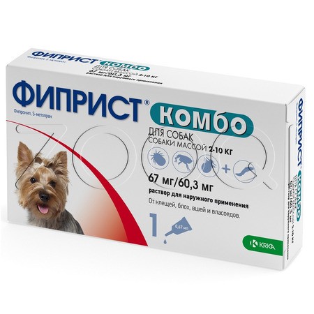 Фиприст Комбо Капли для собак