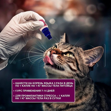 Relaxivet Капли успокоительные для кошек и собак, 10 мл