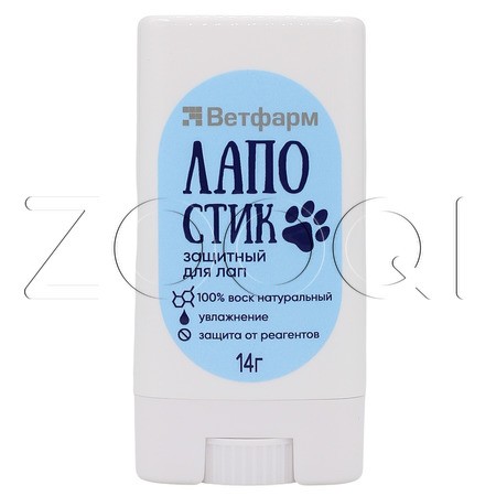 Ветфарм Стик-воск «ЛапоСтик» для лап животных, 14 г