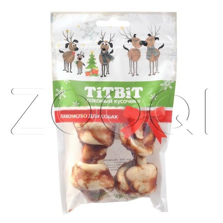 TiTBiT Косточки с бараниной для собак (Новогодняя коллекция), 100 г