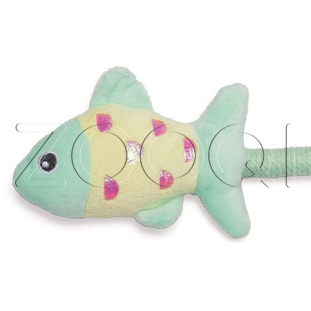 Beeztees Игрушка Рыбка на веревке «Рокси» для котят, 7x60x3 см