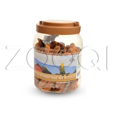 Nord Farm Лакомство Стрипсы мраморные из лосося для собак