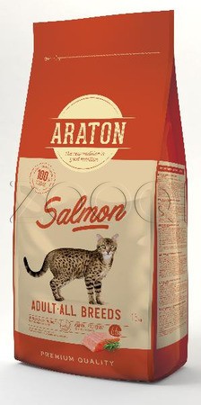 Araton Cat Salmon для взрослых кошек (лосось)