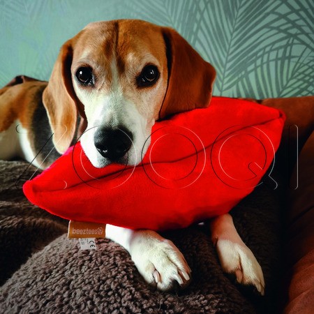 Beeztees Плюшевая игрушка «Поцелуй» для собак, 36 см