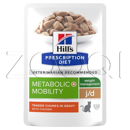 Рагу Hill's PD j/d Metabolic + Mobility для кошек (курица), 85 г