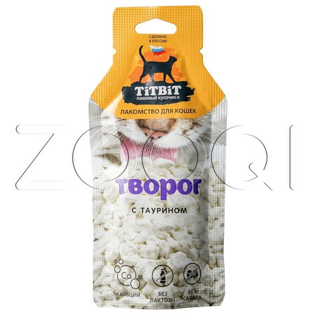 TiTBiT Лакомство «Творог с таурином» для кошек, 15 г