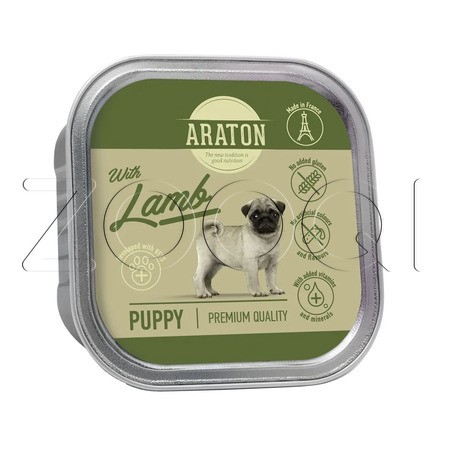 Araton Puppy with Lamb для щенков (ягненок), 150 г
