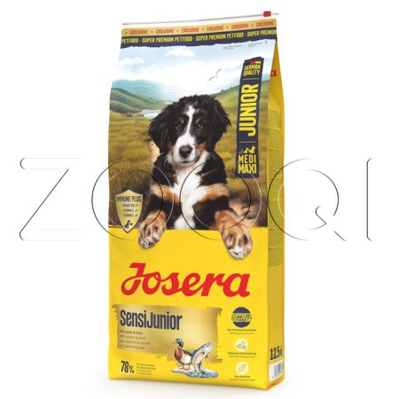 Корм Josera Sensi Junior для молодых собак (утка, лосось)