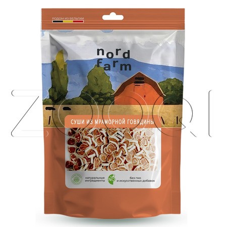Nord Farm Лакомство Суши из мраморной говядины для собак