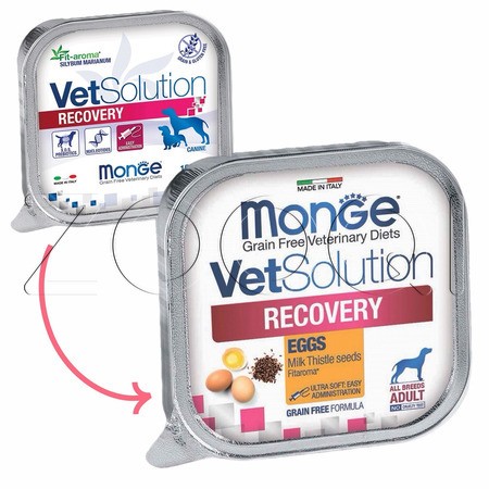 Паштет Monge VetSolution Dog Recovery для собак (куриная печень), 150 г
