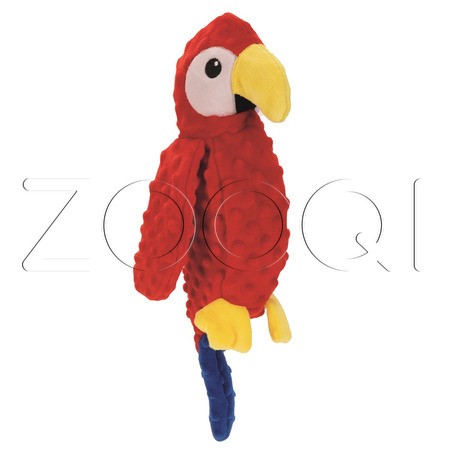 Beeztees Игрушка для собак «Красный попугай Лор», 43 см