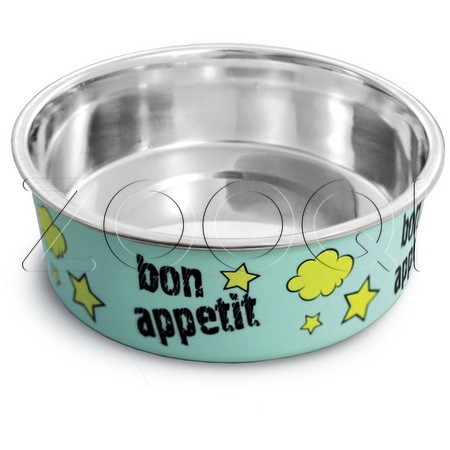 Миска металлическая на резинке "Bon Appetit"