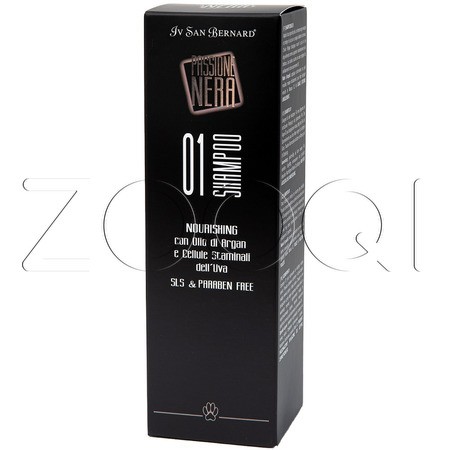 Iv San Bernard Black Passion Шампунь 01 питательный с аргановым маслом для кошек и собак, 250 мл