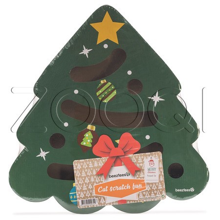 Beeztees Когтеточка-игрушка «Рождественская ель», 42x40x4,5 см