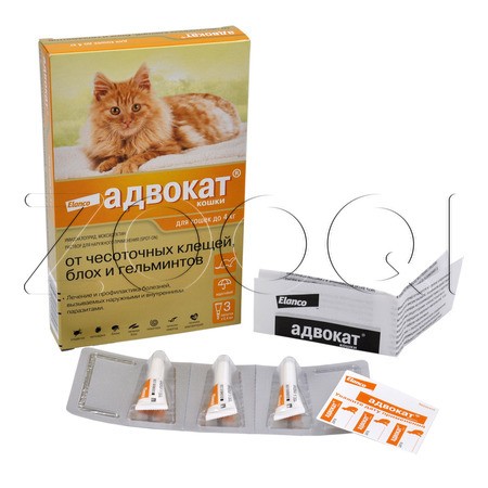 Адвокат Капли на холку для кошек
