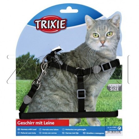 Набор "Trixie" "Premium" (шлея + поводок) для кошек